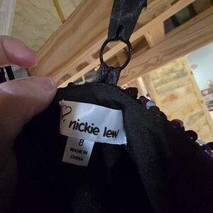 Nickie Lew Black Sequin Dress
